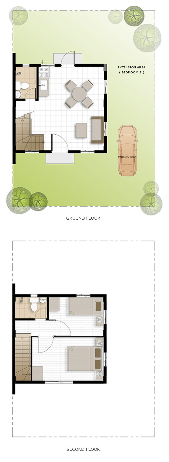 Bella Floor Plan House and Lot in Calamba